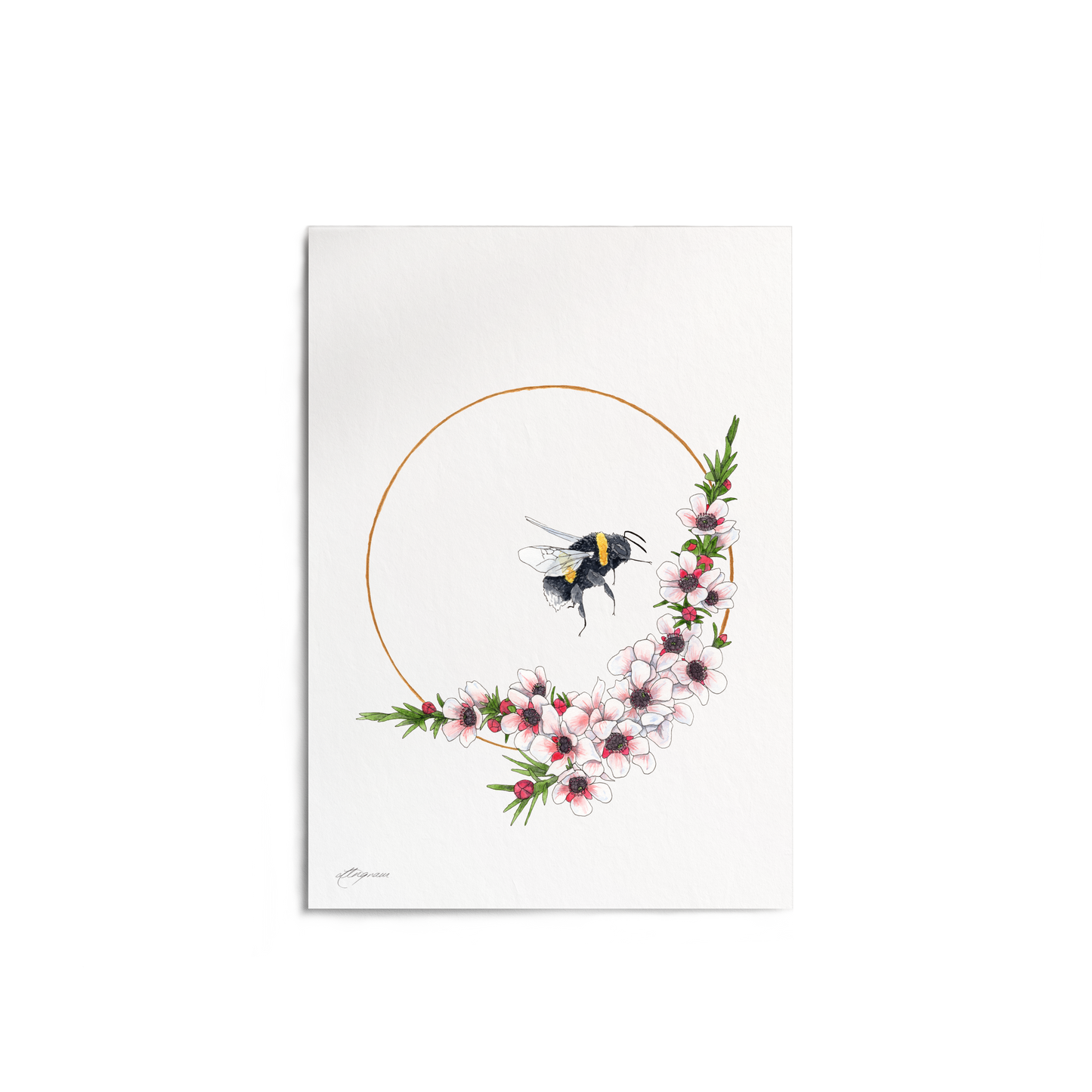 "Bumble & Manuka" Print
