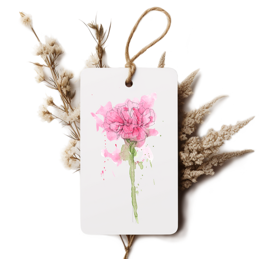 "Carnation" Gift Tag