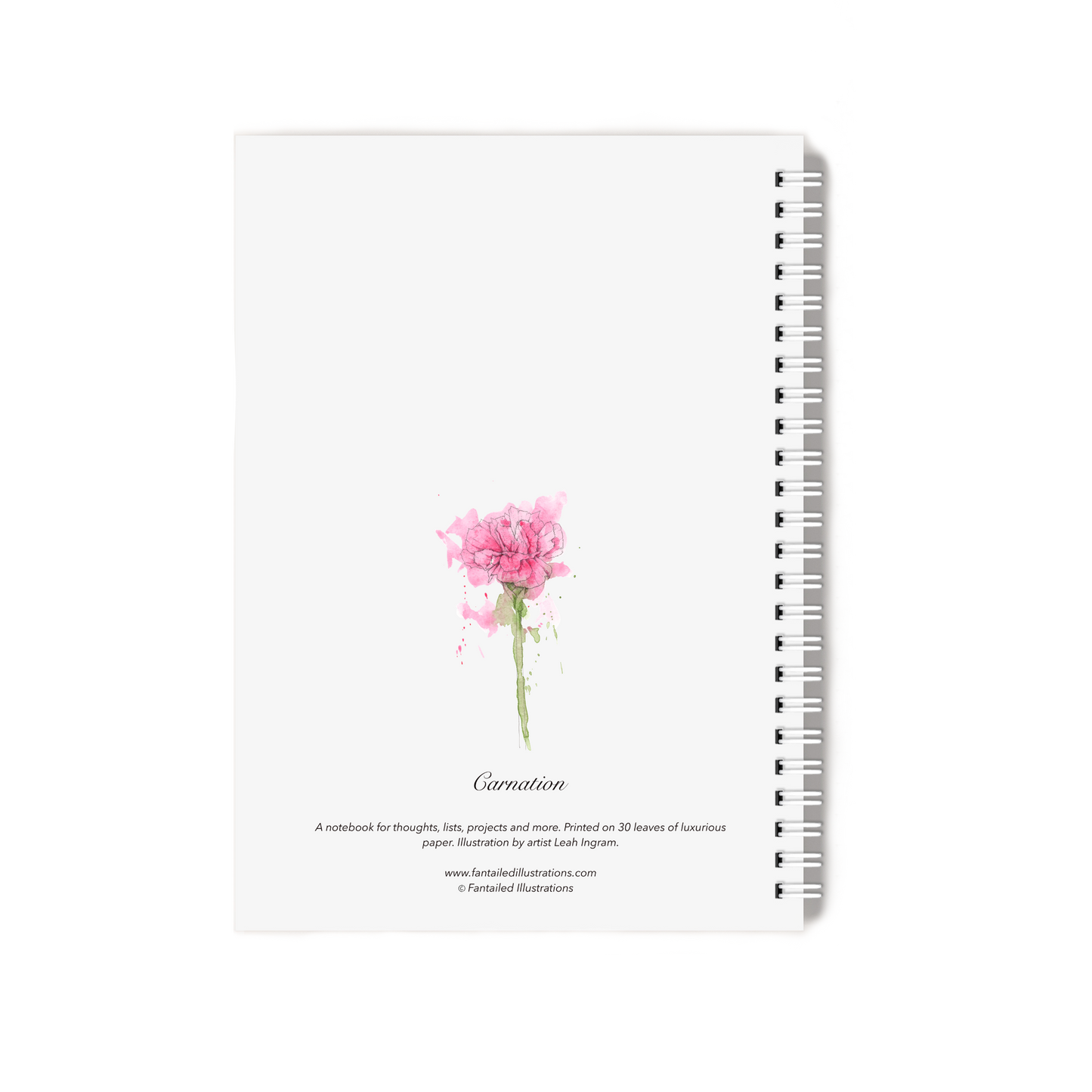 "Carnation" Notebook