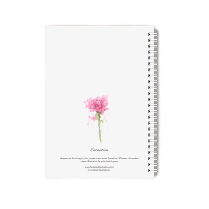 "Carnation" Notebook