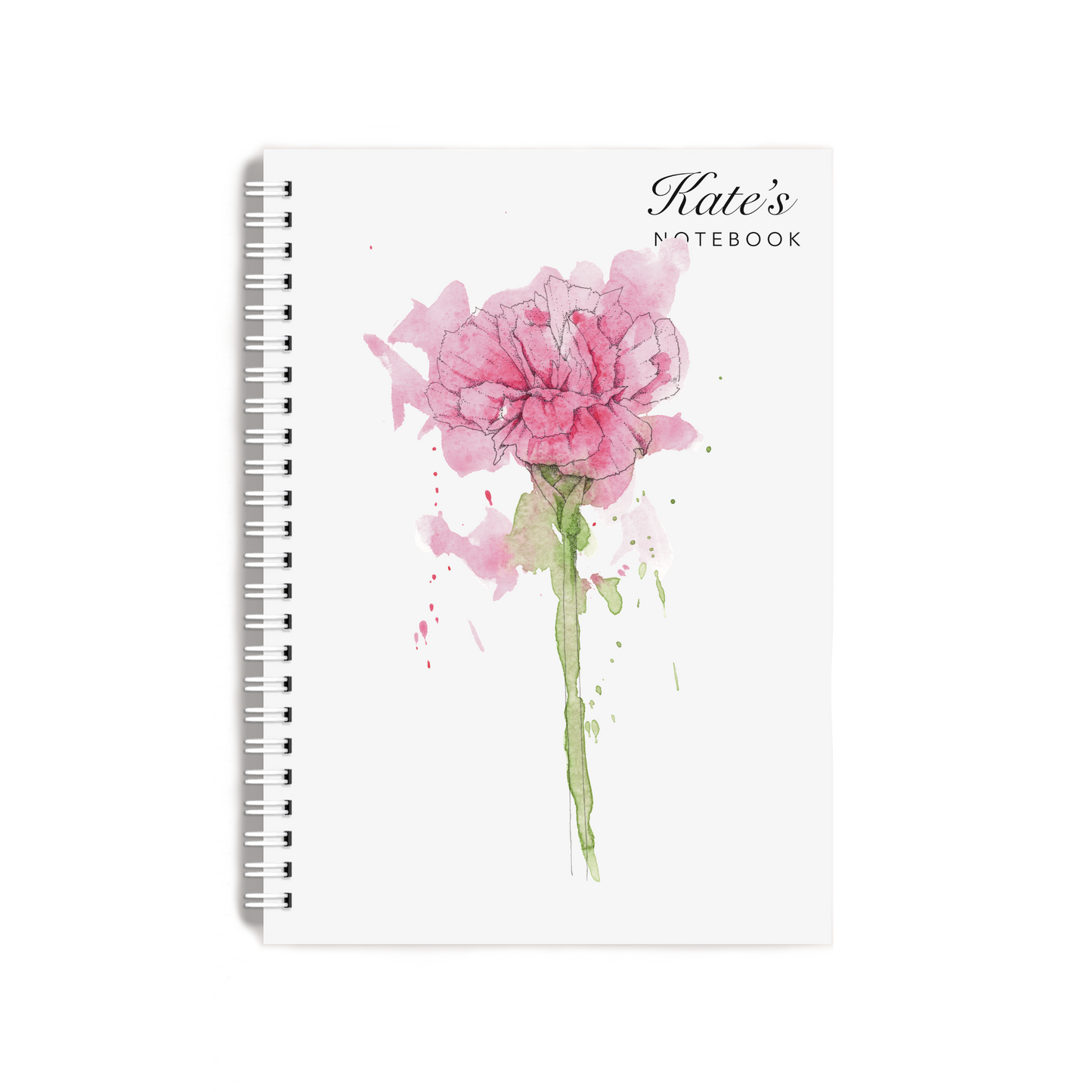 "Carnation" Notebook