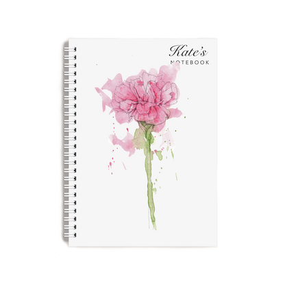 "Carnation" Notebook