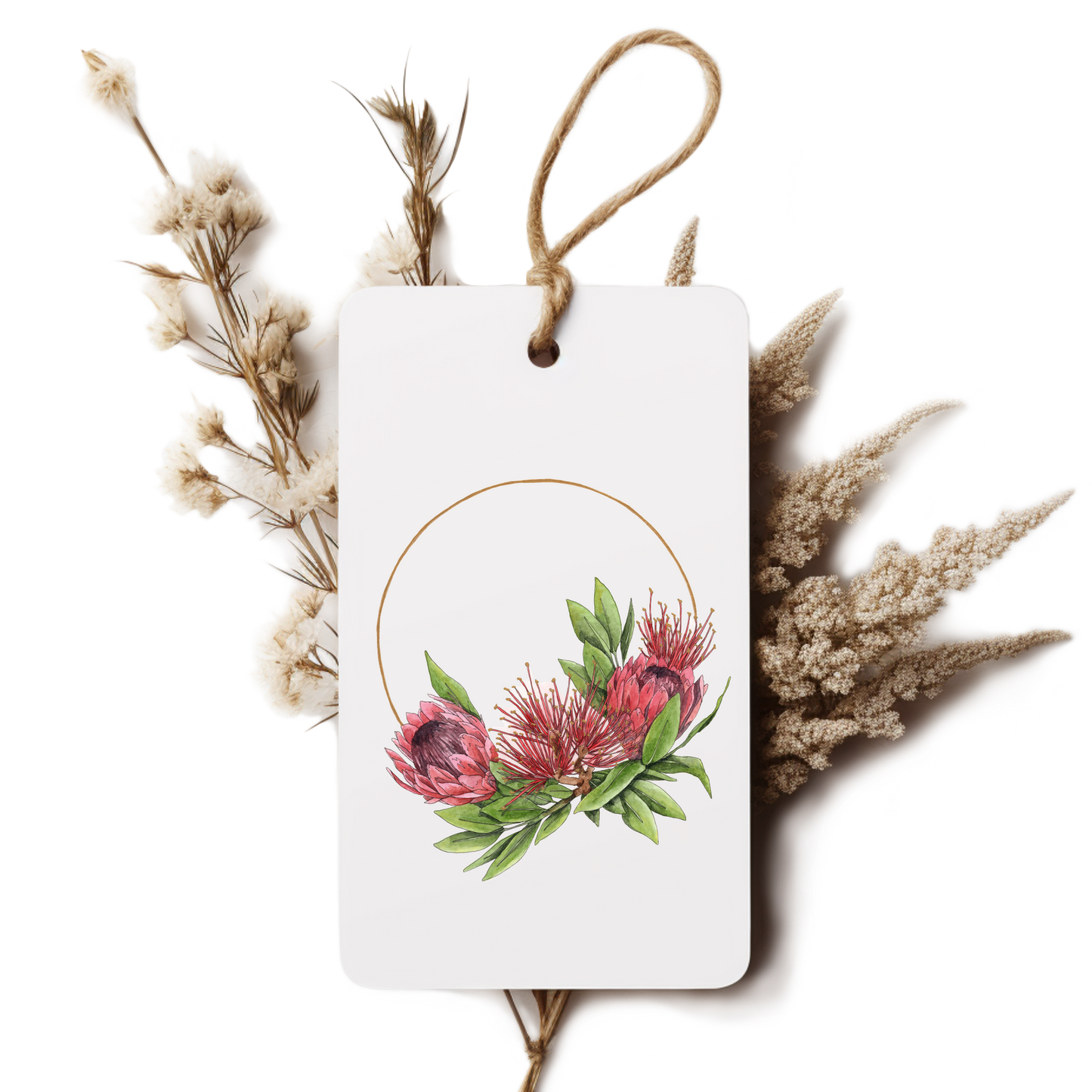 "Christmas Wreath" Gift Tag