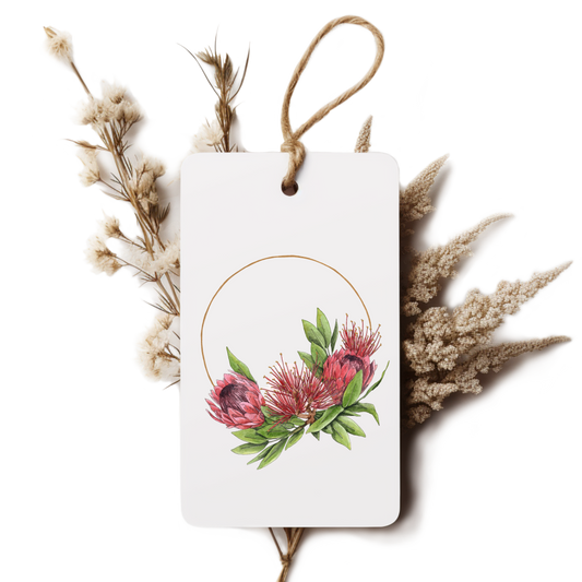"Christmas Wreath" Gift Tag