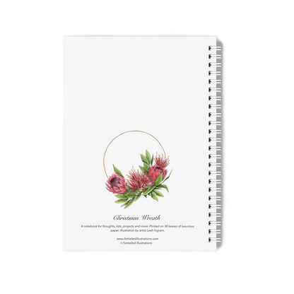 "Christmas Wreath" Notebook