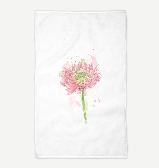 Chrysanthemum Tea Towel