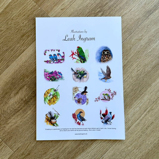 Birds Perpetual Calendar