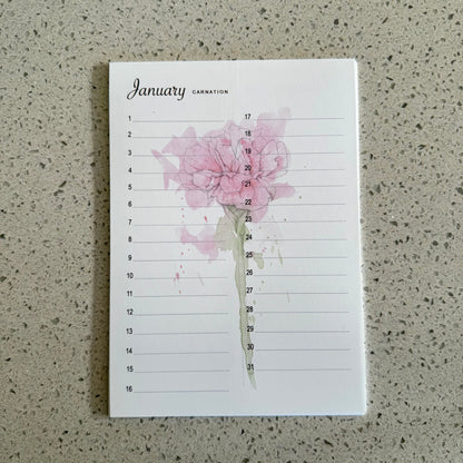 Perpetual Calendar Mini - V2 Birth Month Flowers