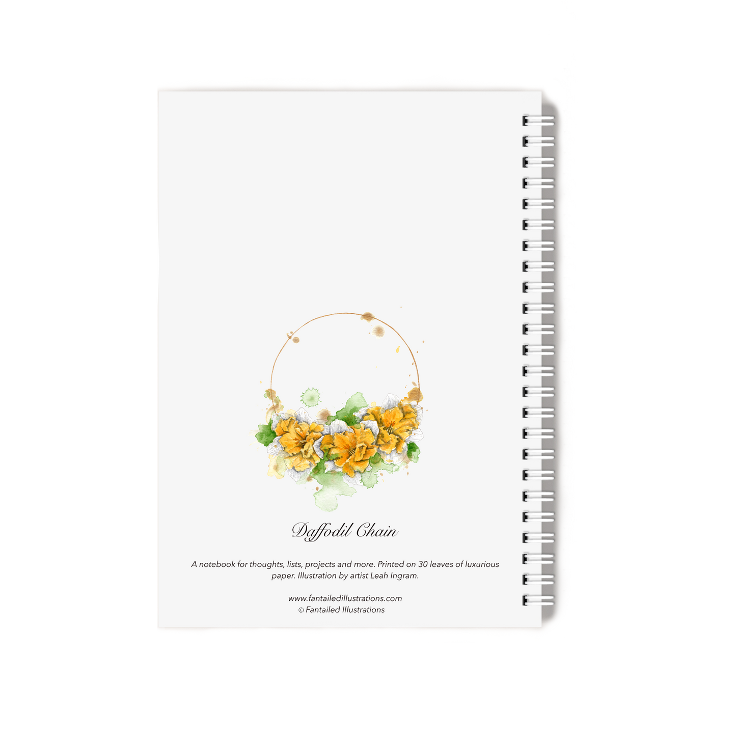 "Daffodil Chain" Notebook