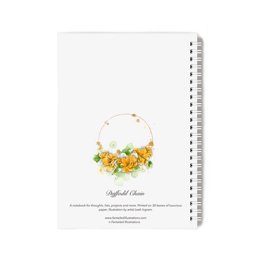 "Daffodil Chain" Notebook