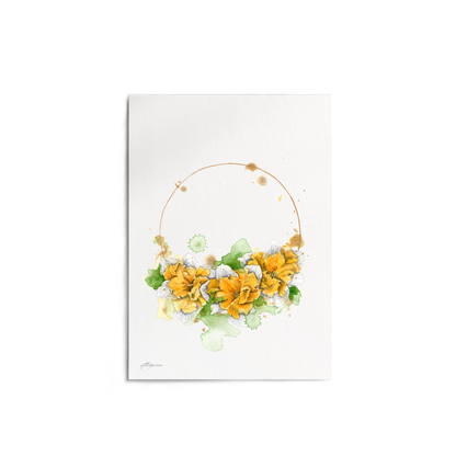 "Daffodil Chain" Print