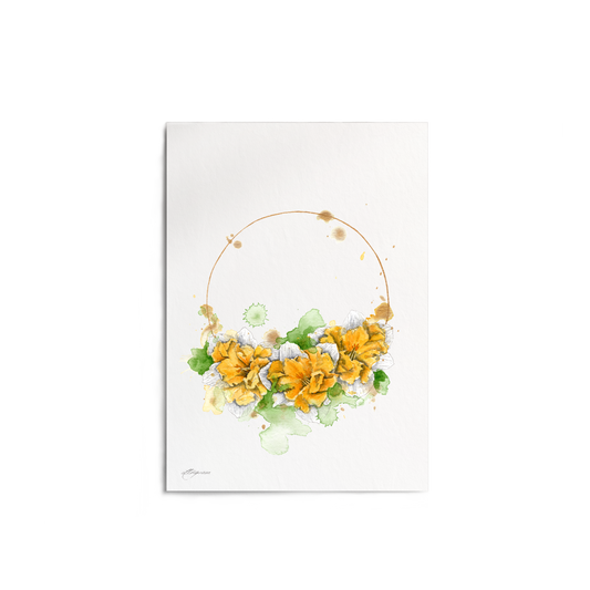 "Daffodil Chain" Print
