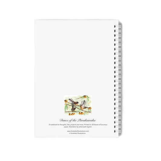 "Dance of the Pīwakawaka" Notebook