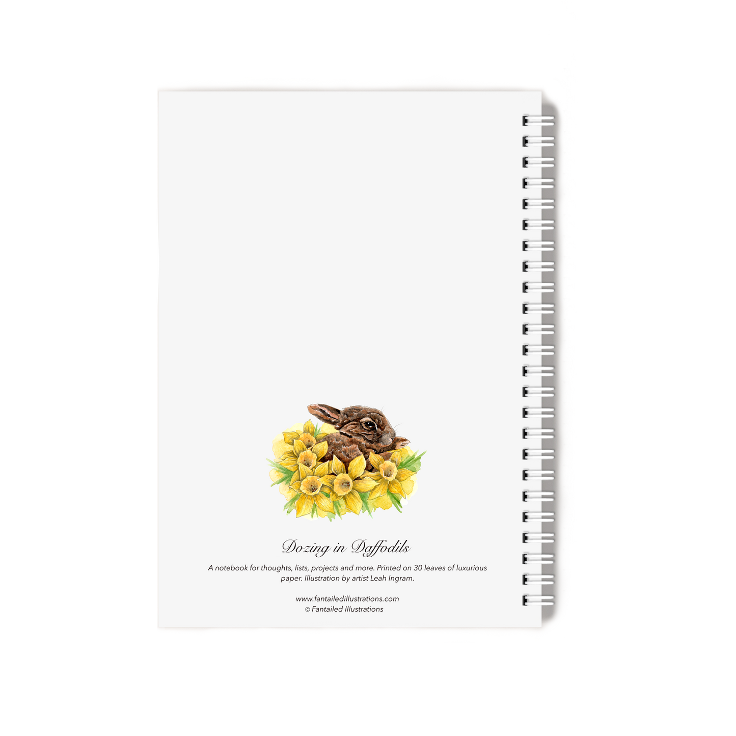 "Dozing in Daffodils" Notebook
