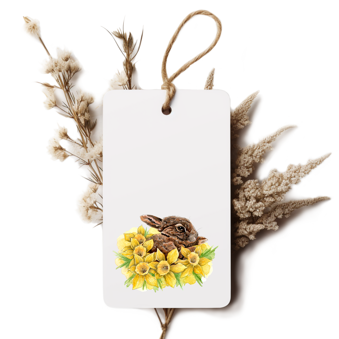 "Dozing in Daffodils" Gift Tag