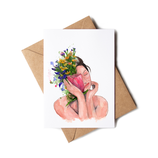 "Emergence" Greeting Card