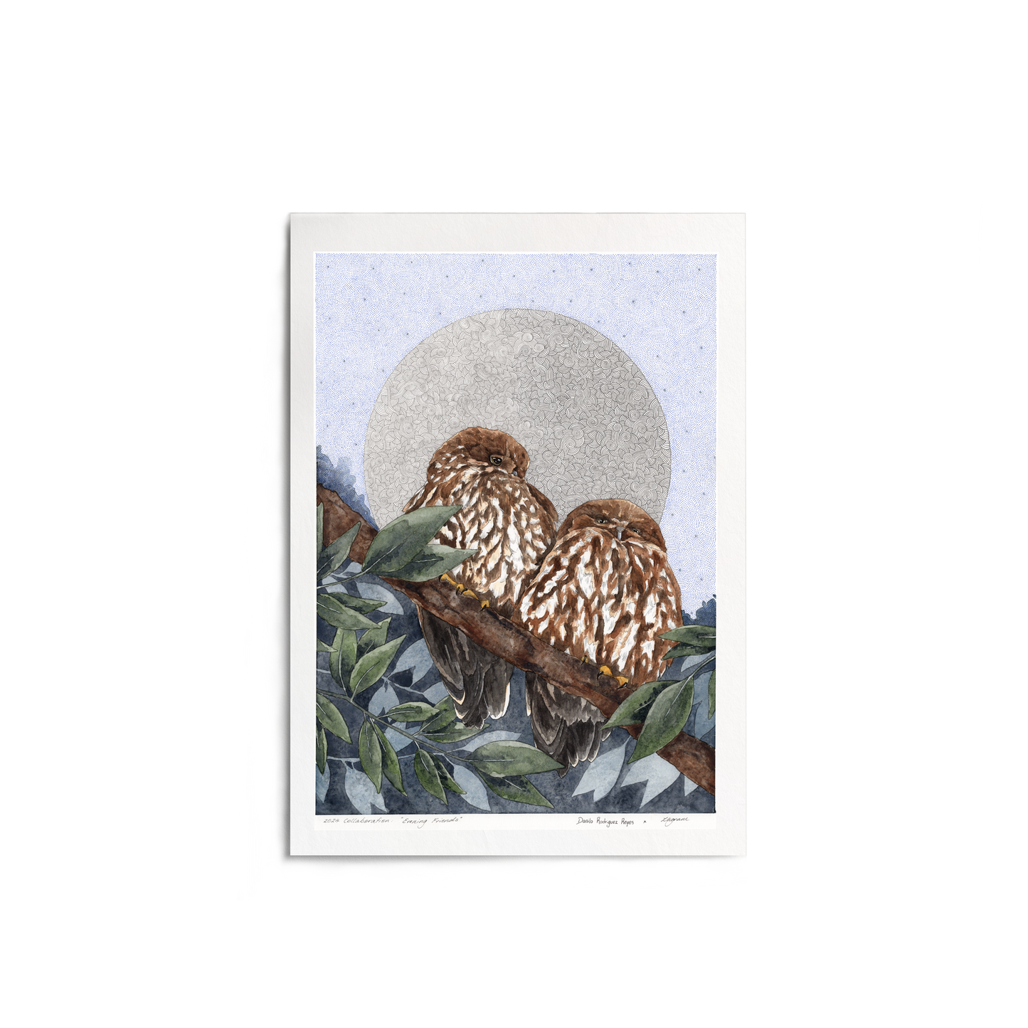 "Evening Friends" Print