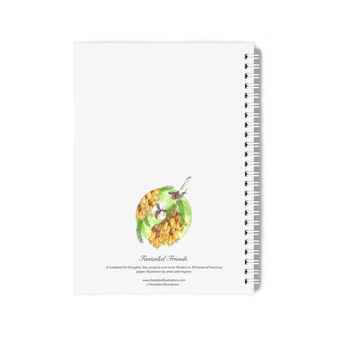 "Fantailed Friends" Notebook