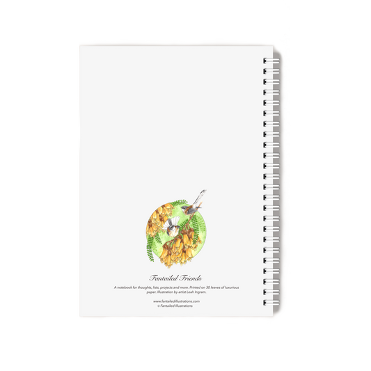 "Fantailed Friends" Notebook