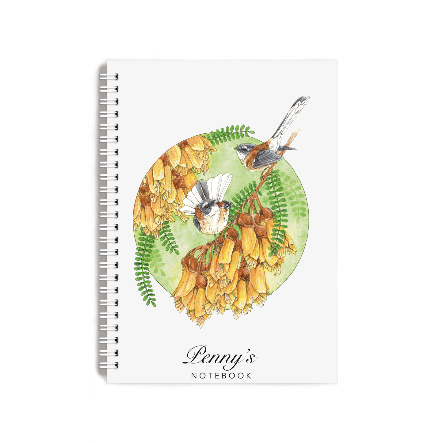 "Fantailed Friends" Notebook