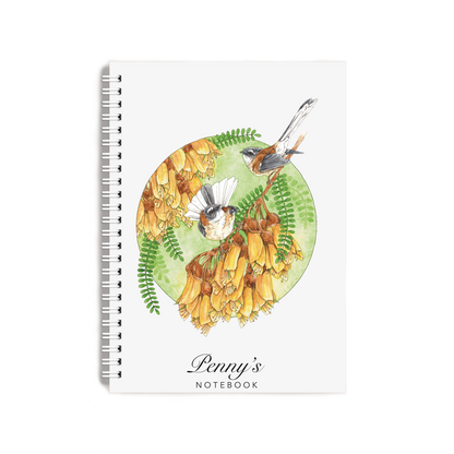 "Fantailed Friends" Notebook