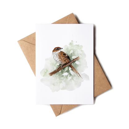 "Fernbird (Mātātā)" Greeting Card