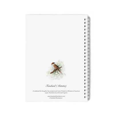 "Fernbird (Mātātā)" Notebook