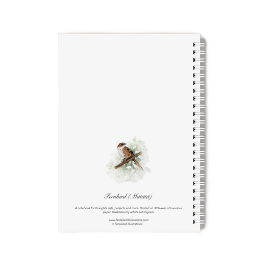 "Fernbird (Mātātā)" Notebook