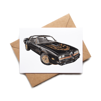 "Fire Chicken" Greeting Card