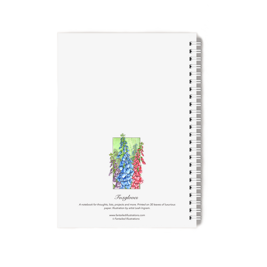 "Foxgloves" Notebook