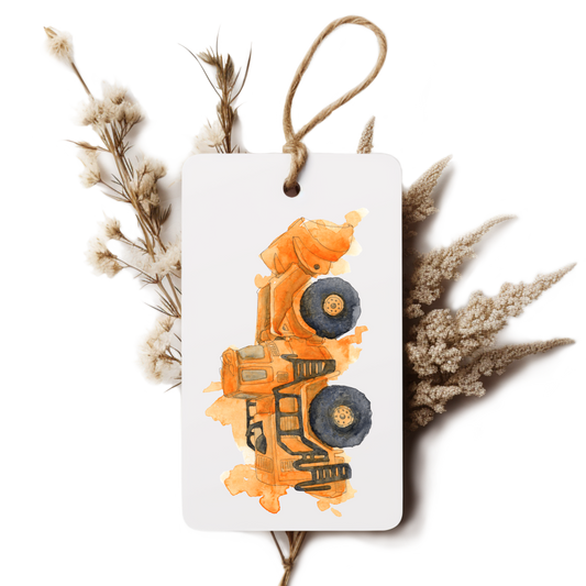 "Front Loader" Gift Tag