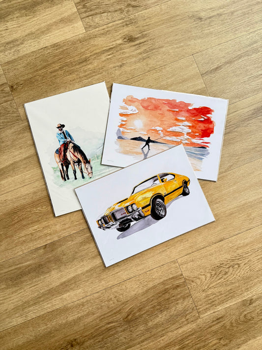 Guys 3 Pack Prints A4