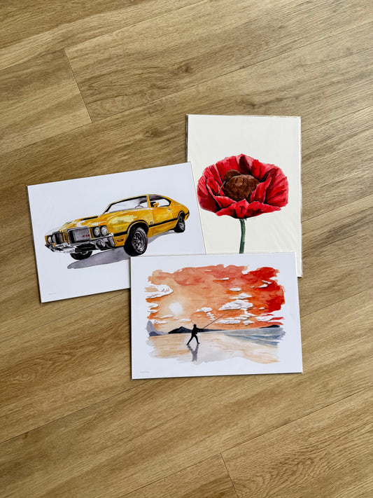 Ran out of names 3 Pack Prints A4