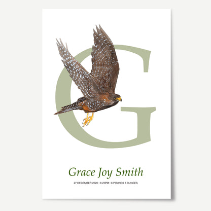 G Letter Custom Print