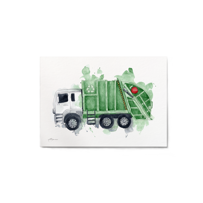 "Garbage Truck" Print