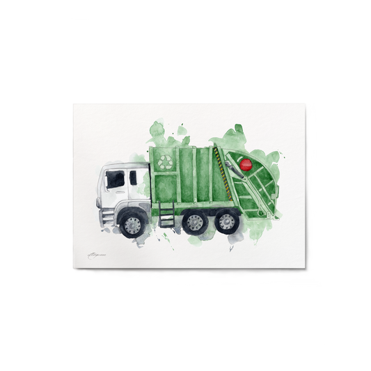 "Garbage Truck" Print