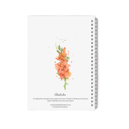 "Gladiolus" Notebook
