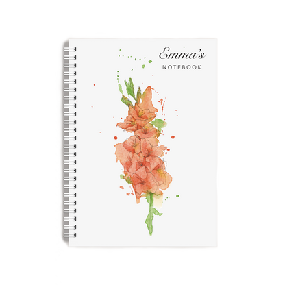 "Gladiolus" Notebook