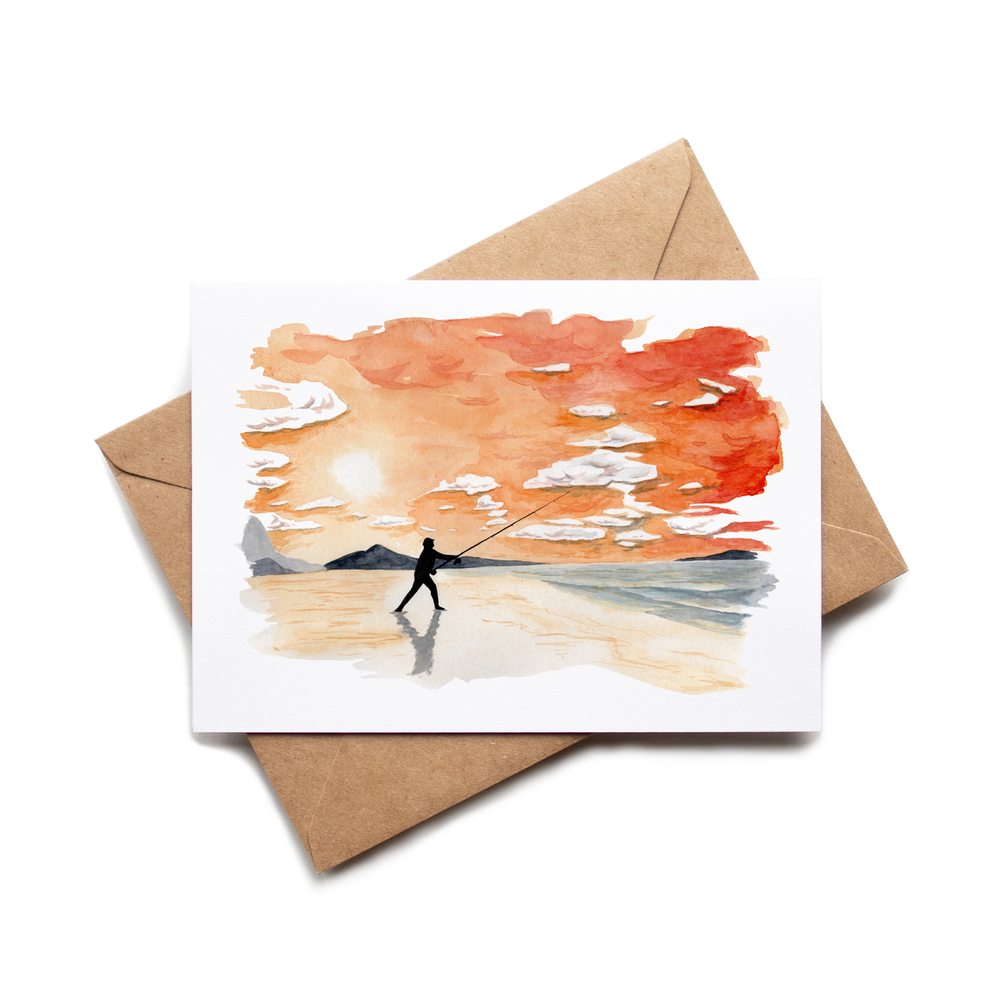 "Gone Fishing" Greeting Card