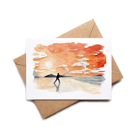 "Gone Fishing" Greeting Card