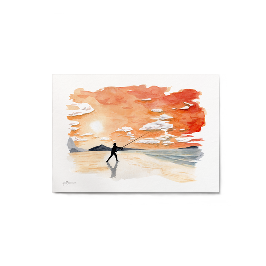 "Gone Fishing" Print