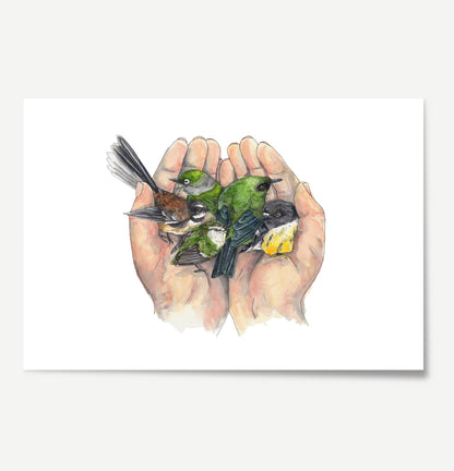 Handful of Aotearoa Print