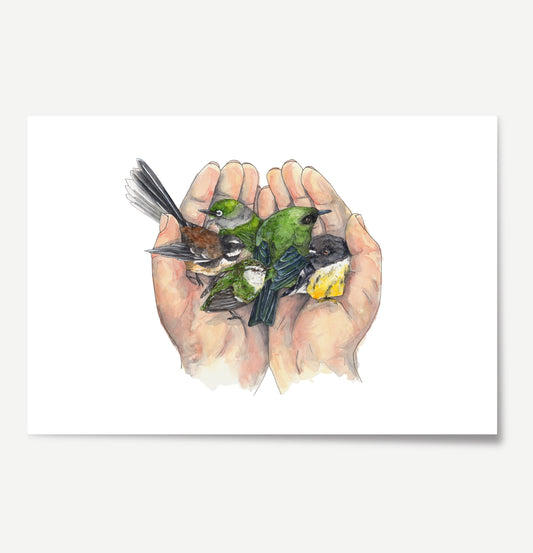 Handful of Aotearoa Print