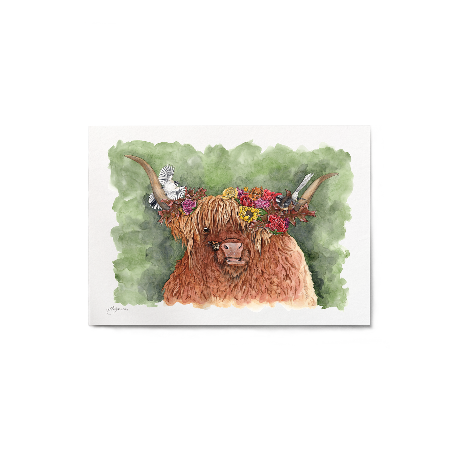 "Highland Cow" Print