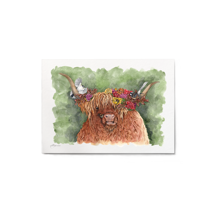 "Highland Cow" Print
