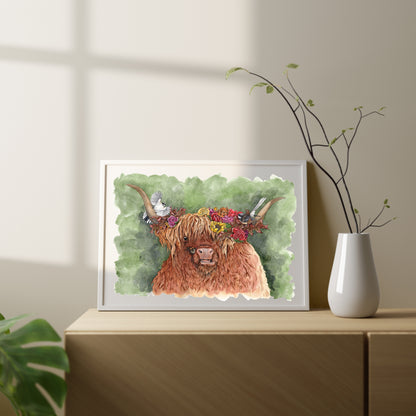 Highland Cow Print