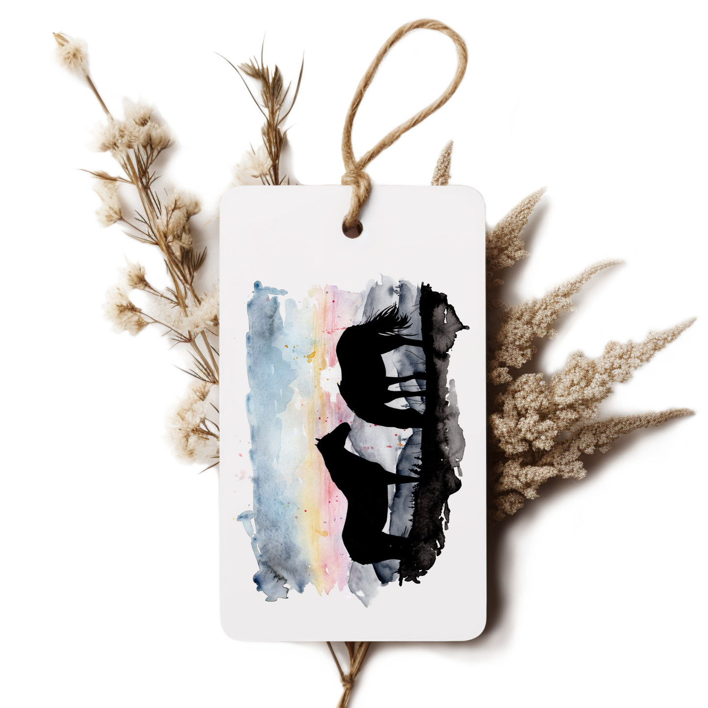"Hushed" Gift Tag