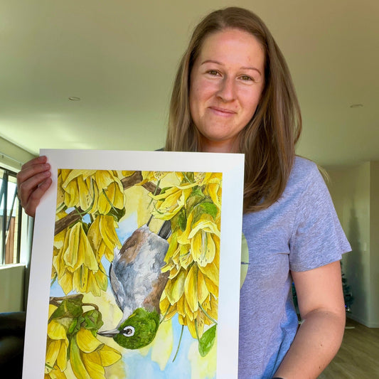 ONO Price - Tauhou in the Kōwhai Original