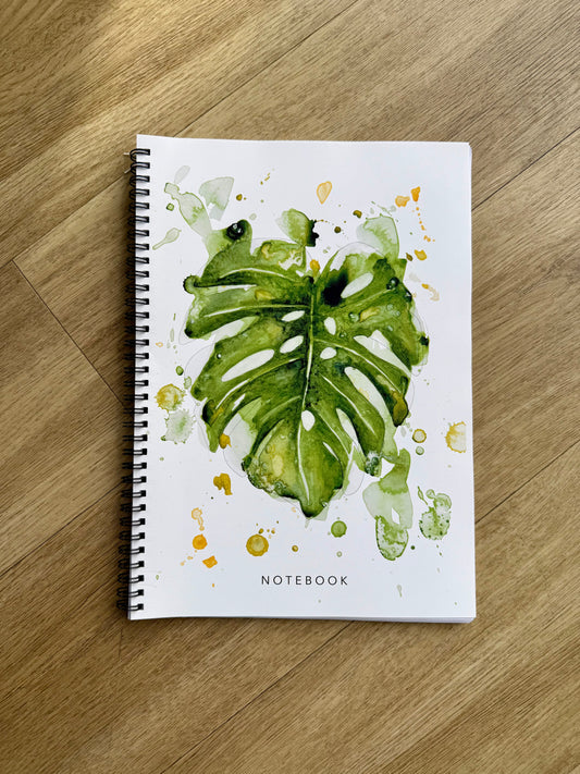 Monstera Notebook A4