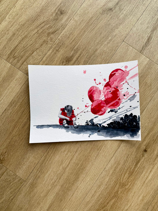 Learning to let go Original A4